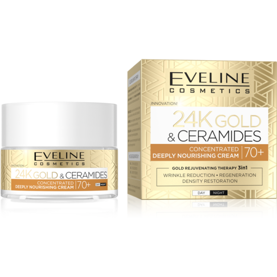24K GOLD&CERAMIDES Mélyen Tápláló krém 70+ 50ml