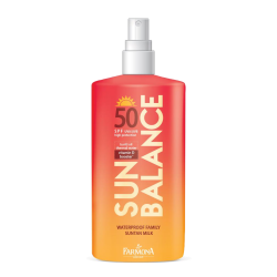 SUN BALANCE Vízálló Naptej SPF50 ERŐS VÉDELEM 200ml