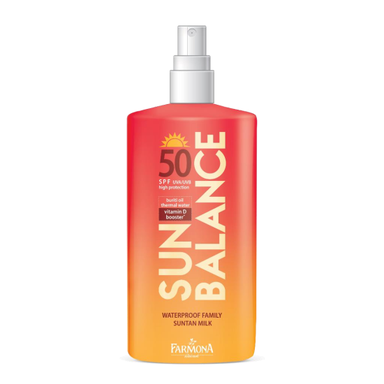SUN BALANCE Vízálló Naptej SPF50 ERŐS VÉDELEM 200ml SUN BALANCE Vízálló Naptej SPF50 ERŐS VÉDELEM 200ml