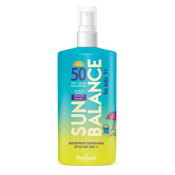 SUN BALANCE Vízálló Naptej SPF50 Gyerekeknek 1+ 150ml