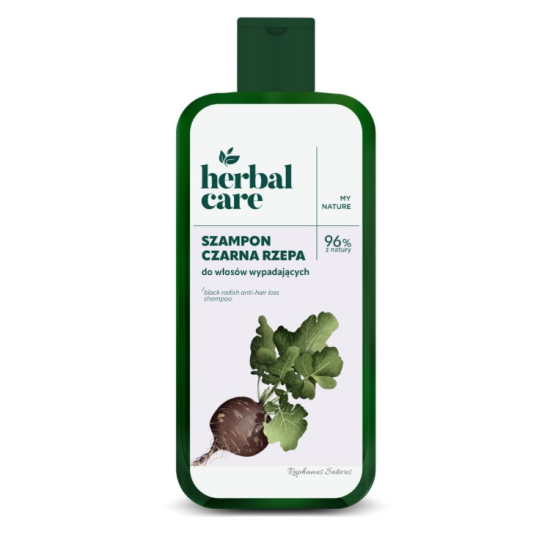 HERBAL CARE Fekete retek sampon hajhullásra hajlamos hajra 330ml