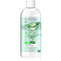 ORGANIC ALOE + COLLAGEN Tisztító Micellás víz 3az1-ben 500ml