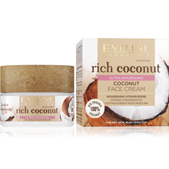 rich coconut - Ultra tápláló kókuszos arckrém 50ml