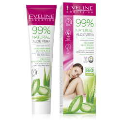 Aloe Vera szőrtelenítő krém  KAR, LÁB és BIKINI, érzékeny bőrre 125ml Aloe Vera szőrtelenítő krém  KAR, LÁB és BIKINI, érzékeny bőrre 125ml