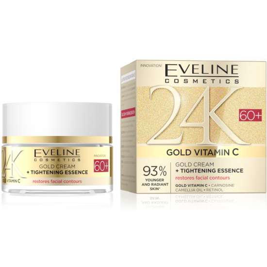 GOLD Vitamin C Arany krém + Feszesítő esszencia 60+ 50ml GOLD Vitamin C Arany krém + Feszesítő esszencia 60+ 50ml