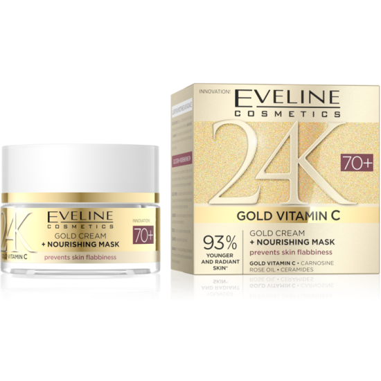 GOLD Vitamin C Arany krém + tápláló maszk 70+ 50ml