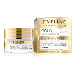 Gold Lift Expert 50+ Luxus Multi-Tápláló nappali és éjszakai krém-szérum 24k arannyal 50ml