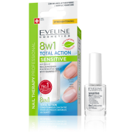 Nail Therapy Körömápoló 8az1-ben TOTAL ACTION Sensitive 12ml