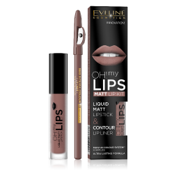 OH MY LIPS MATT Folyékony Rúzs 4,5 ml&Szájceruza, 02 OH MY LIPS MATT Folyékony Rúzs 4,5 ml&Szájceruza, 02