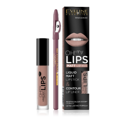 OH MY LIPS MATT Folyékony Rúzs 4,5 ml&Szájceruza, 08 OH MY LIPS MATT Folyékony Rúzs 4,5 ml&Szájceruza, 08
