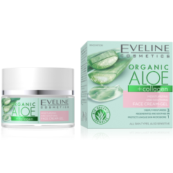 ORGANIC ALOE + collagen hidratáló és nyugtató krém-gél 3az1-ben 50ml