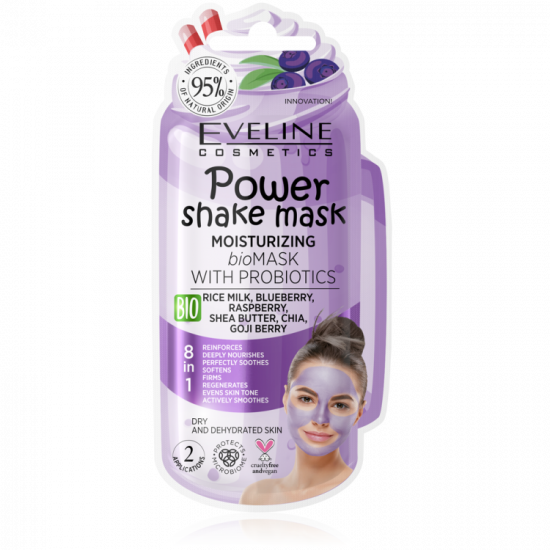 Power shake mask – hidratáló biomaszk probiotikumokkal 10ml