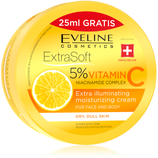 EXTRA SOFT világosító hidratáló krém 5% C vitaminnal 200ml