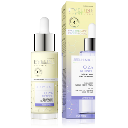 SERUM SHOT  0,2% RETINOL* Kezelés arcra, nyakra és dekoltázsra 30ml SERUM SHOT  0,2% RETINOL* Kezelés arcra, nyakra és dekoltázsra 30ml