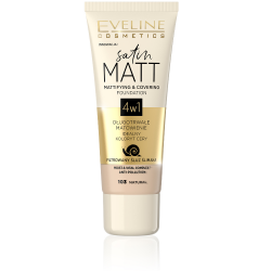 Satin Matt Krémpúder 4 in 1 30ml Natural Satin Matt Krémpúder 4 in 1 30ml Natural