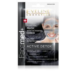 Facemed+ Tisztító arcmaszk aktív szénnel 3az1-ben 2 x 5 ml Facemed+ Tisztító arcmaszk aktív szénnel 3az1-ben 2 x 5 ml