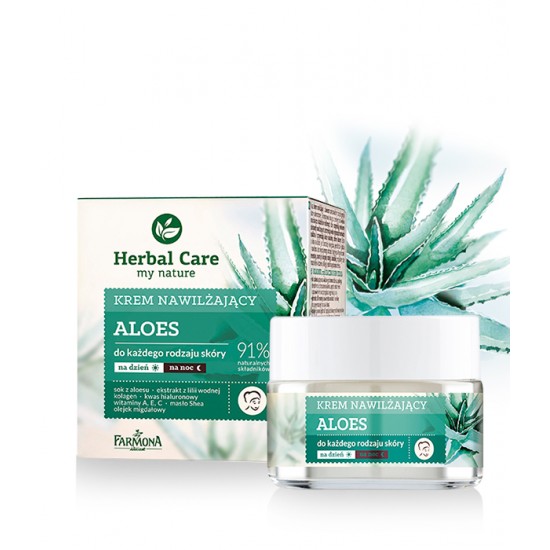 Herbal Care Aloe Hidratáló nappali és éjszakai krém 50ml
