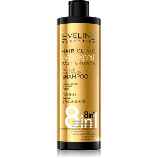 HAIR CLINIC Oleo Expert Micellás Hajnövekedést serkentő sampon 400ml